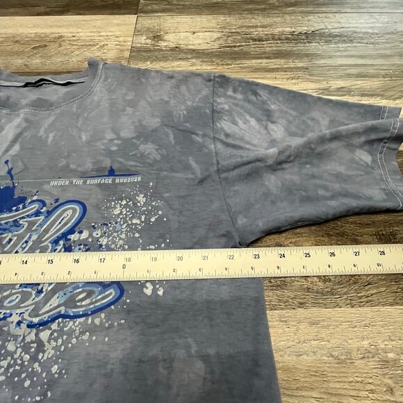 Vintage Y2K‎ South Pole Gray Tie Dye Mens XL Graffiti Graphic T-Shirt Hip Hop - Picture 5 of 7